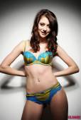 Natalie Taylor Cute Blue And Gold Lingerie 46vpc3hc0k