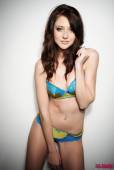 Natalie Taylor Cute Blue And Gold Lingerie b6vpc2qc1c