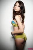 Natalie Taylor Cute Blue And Gold Lingerie 46vpc22ckm