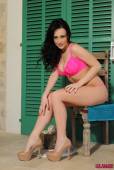 Lauren Wood Peeling Off Her Pink Lingerie n6vptp3b3w