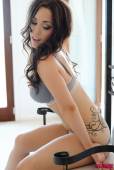 Jordan Lee Cute Grey Bra And Thong w6vpsdhw7i