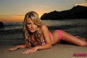 Michelle Cole Catching The Sunset Naked On The Beach q6vp5upom1