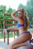 Siobhan Tedder Stripping Nude From Her Blue Bra And Thong g6vqi71v02
