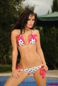 Gemma Massey Pink And Black Polka Dot Bikini d6vqmbb3j2