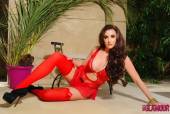 Harriet H Sexy As Hell In Red Lingerie 26vq6dfhxk