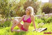 Candice Collyer Stripping From Red Lingerie In The Garden-z6vq4wrhov.jpg