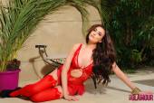 Harriet H Sexy As Hell In Red Lingerie p6vq6cuslo