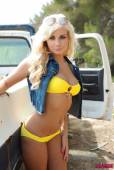 Beckiie Hague Stripping From Bikini And Denim By The Truck-w6vq64ags6.jpg