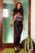 Ivy Nedkova Clash Top With Tight Pants And Black Lingerie-c6vq8tic32.jpg