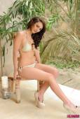 Lucy P Strips From Her Gold Bikini q6vrdawrvp