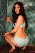 Isabella B Blue Lingerie In Shower 46vrd0n3tg