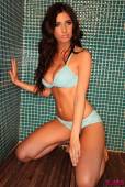 Isabella B Blue Lingerie In Shower w6vrd07mvb