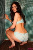 Isabella B Blue Lingerie In Shower k6vrd0ojvr