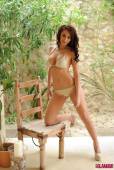 Lucy P Strips From Her Gold Bikini c6vrdbkigo