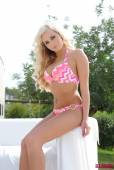 Beckiie Hague Cute Pink And White Lingerie 56vrkfmfy6