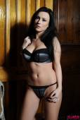 Lauren Wood Bra And Thong In The Office d6vrmptnx2