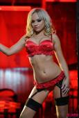 Jenna J Red Lingerie And Stockings a6vruj5ag4