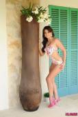 Kat Dee Strips From Floral Bodysuit a6vsd22h1b