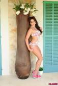 Kat Dee Strips From Floral Bodysuit q6vsd2srs7