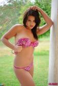 Robyn Hunt Pink Floral Bra And Thong b6vsakktio