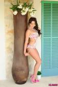 Kat Dee Strips From Floral Bodysuit h6vsd2q2xp