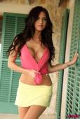 Isabella B Strips From Her Cute Top And Little Yellow Skirt v6vsga8iwb