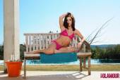 Chloe Bodimeade Red See Thru Bikini r6vsbhgpgg