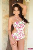 Kat Dee Strips From Floral Bodysuit 76vsd3erya