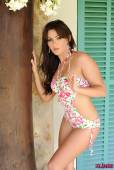 Kat Dee Strips From Floral Bodysuit r6vsd2jdmc