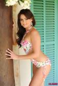 Kat Dee Strips From Floral Bodysuit f6vsd20m5y