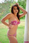 Robyn Hunt Pink Floral Bra And Thong 66vsak93yr