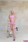 Natalie Fox Strips Nude From Her Pink Bra And Panties t6vsif37tq