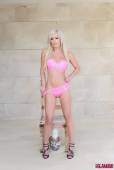 Natalie Fox Strips Nude From Her Pink Bra And Panties r6vsiet7il