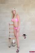 Natalie Fox Strips Nude From Her Pink Bra And Panties 06vsifamac