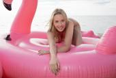 Swan Float with Agatha d6xeeqjuqj