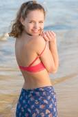 Tanning Oil with Faina Bona u6x7s2o2nf
