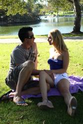Charlee Monroe Guy Strolls Down The Park And Fines Beautiful Blond Slut - 224x m6xq7ru5pu