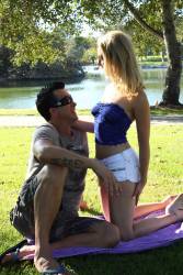 Charlee Monroe Guy Strolls Down The Park And Fines Beautiful Blond Slut - 224x m6xq7scqih