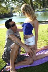 Charlee Monroe Guy Strolls Down The Park And Fines Beautiful Blond Slut - 224x r6xq7se44p