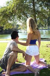 Charlee Monroe Guy Strolls Down The Park And Fines Beautiful Blond Slut - 224x g6xq7si4fg