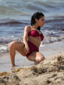 Giulia De Lellis â€“ Topless Bikini Photoshoot on the Beach in Miami-k6xvflbfpx.jpg