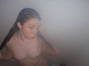 Two young girls, posing and Shower x 97 x7a0349a6e