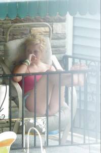 Voyeur Spy Hot Blonde Balcony d7a6bca1i2