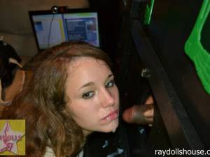 Brunette teen in braces facialed in theater i7auceeb5a