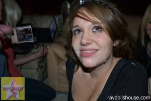 Brunette teen in braces facialed in theater i7aucb56y5