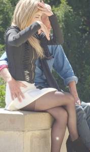 Voyeur Paris (blonde en collants) l7bejqh5fq