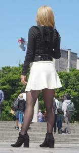 Voyeur Paris (blonde en collants) r7bejqj1kx