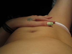 Homemade posing in pink white Underwear x 37 v7beopdksd