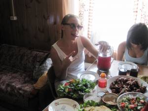 Five naked girls, fun in Sauna x 125 m7bh7gbexm