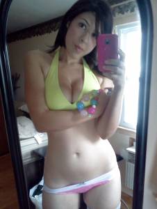 Pink Phone Girlfriend Selfies Leaked 130+ pics-o7b04t2bt1.jpg